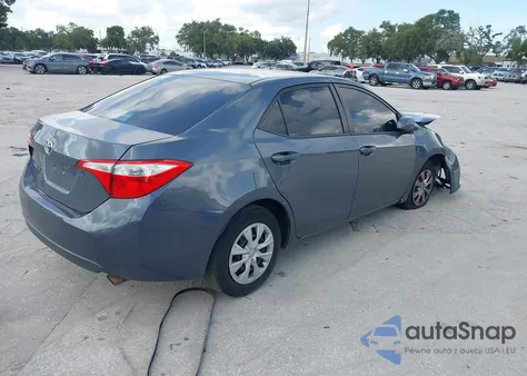 2015 Toyota Corolla L from USA, damaged, VIN 2T1BURHE1FC411889